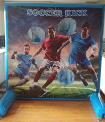 inflatable soccer game